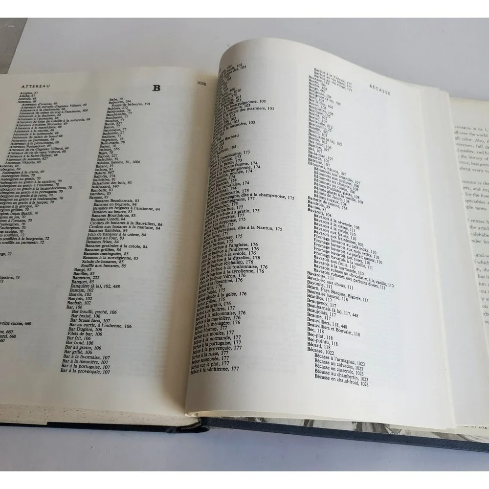 Larousse Gastronomique Cookbook The Encyclopedia of Food Wine VTG 1961 HC HB